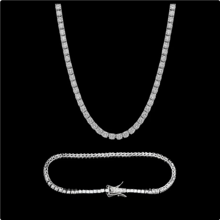 Tennis Chain 3mm 4mm 5mm Copper Micro Inlaid Zircon Single Row Bracelet Hip Hop Bracelet