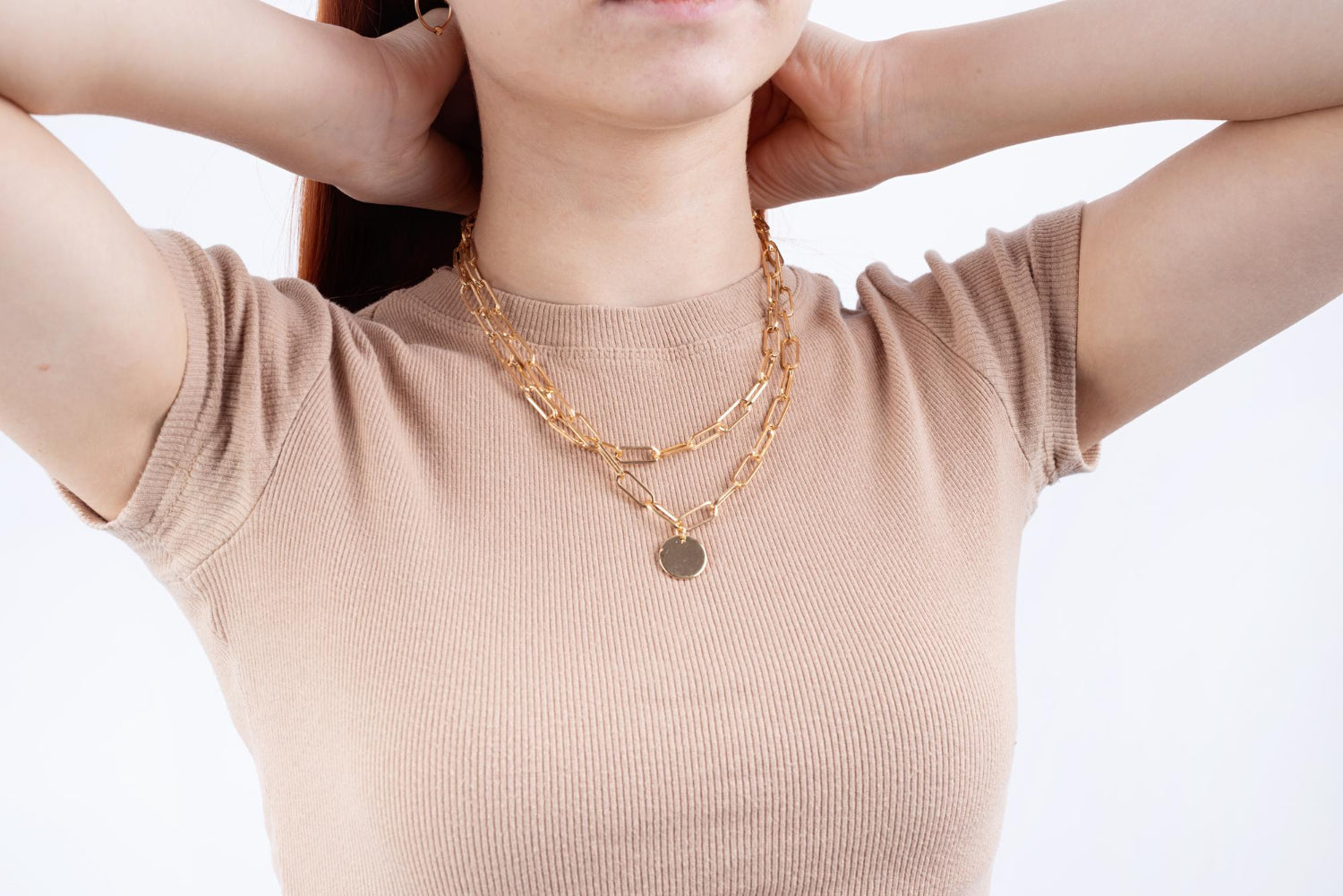 Subtle Luxury Redefined — Discover the AVERON Rose-inspired Minimalist Gold Necklace