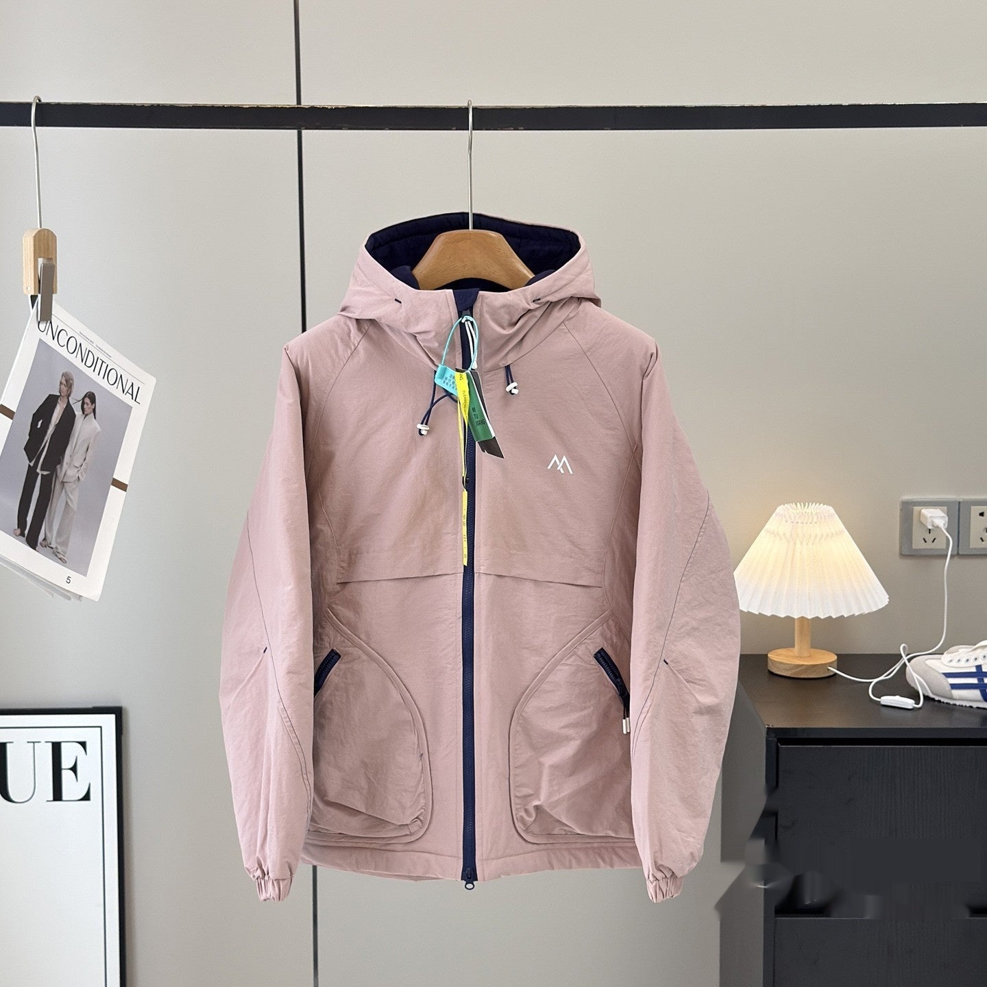 Lightweight Warm And Waterproof Outdoor Mountain-style Quilted Hooded Jacket Men's Wears Averon™ Lotus Pink L