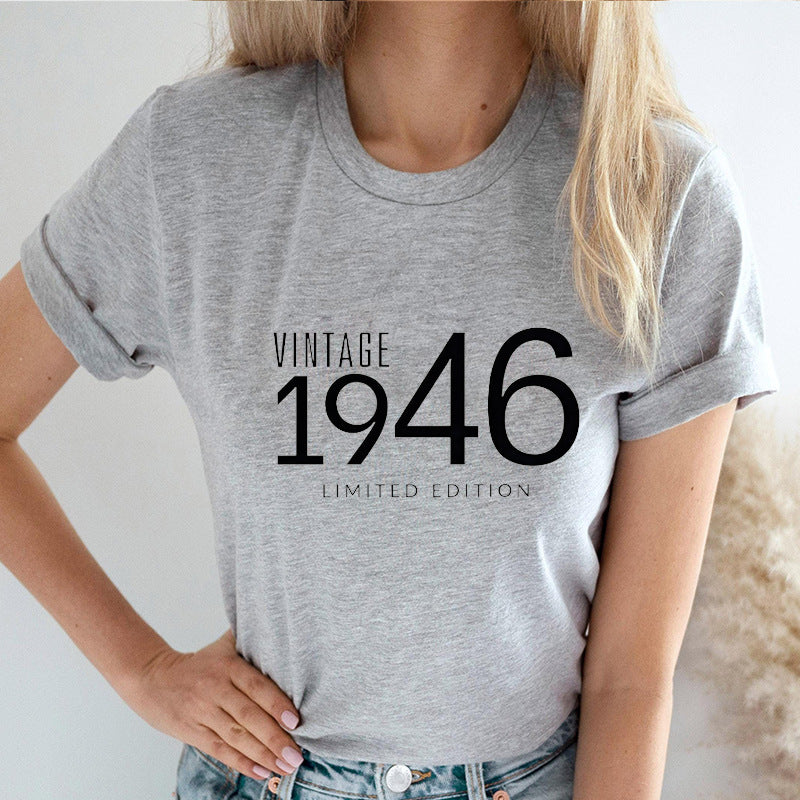 Womens Stylish Casual Short-sleeve Top