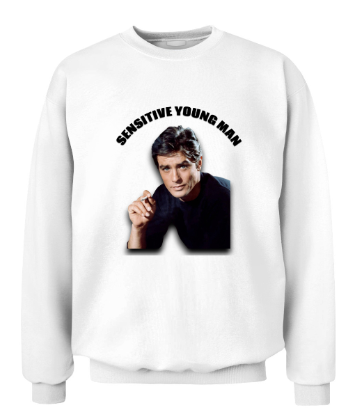 Sensitive Young Man | Sweatshirt ND Shirts White 2Xl