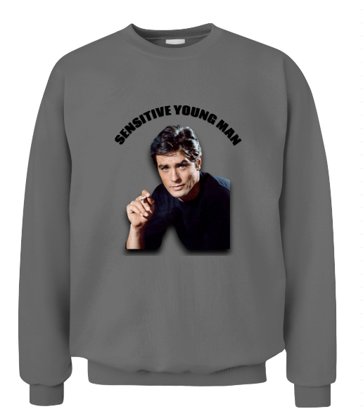 Sensitive Young Man | Sweatshirt ND Shirts Gray S