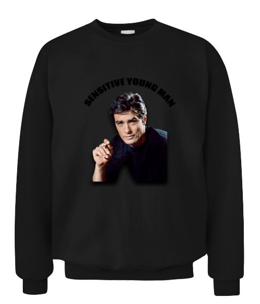 Sensitive Young Man | Sweatshirt ND Shirts Black 2Xl