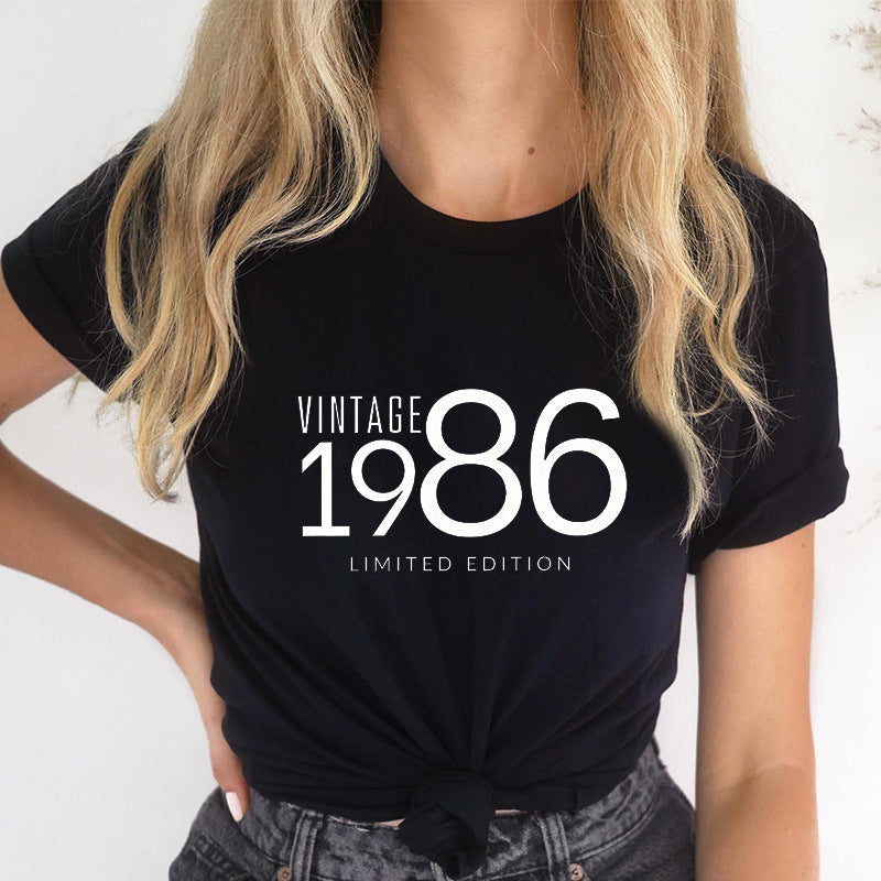 Womens Stylish Casual Short-sleeve Top