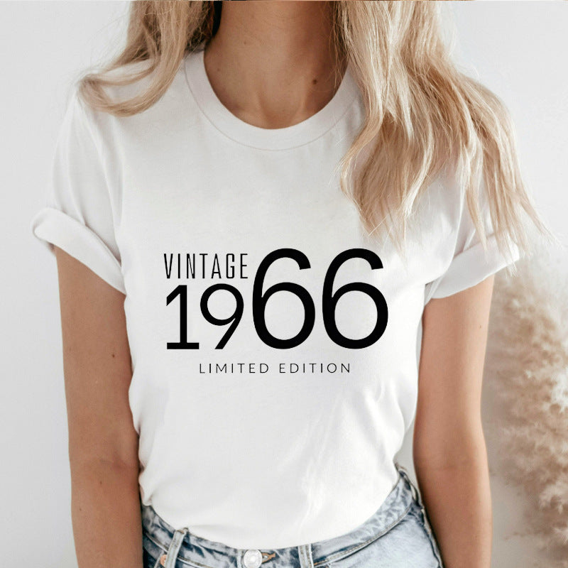 Womens Stylish Casual Short-sleeve Top