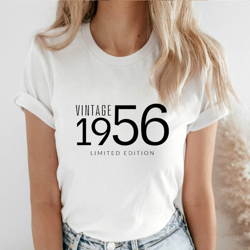 Womens Stylish Casual Short-sleeve Top